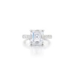Diamond Ring | 5.03克拉 方形 D色 内部無瑕 鑽石 戒指
