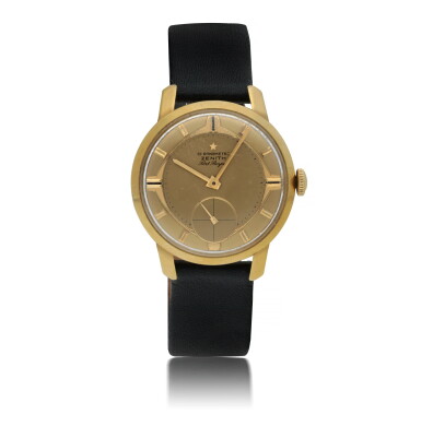 View full screen - View 1 of Lot 83. ZENITH | PORT ROYAL YELLOW GOLD WRISTWATCH CIRCA 1958 .