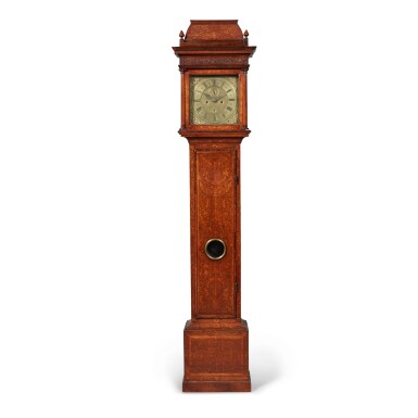 View full screen - View 1 of Lot 486. A William and Mary Walnut and Seaweed Marquetry Longcase Clock, Joseph Windmills, London, Circa 1700.