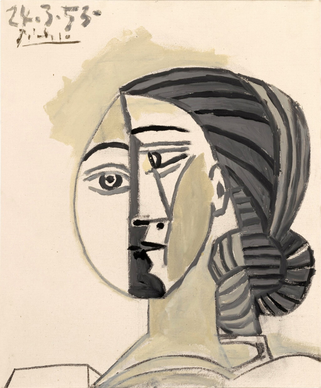 View full screen - View 1 of Lot 44. Tête de femme .