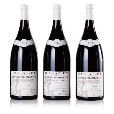 View full screen - View 1 of Lot 385. Gevrey Chambertin, Lavaux St. Jacques 2010 Bernard Dugat-Py (3 MAG).