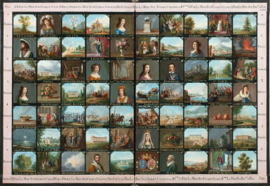 View full screen - View 1 of Lot 807. The King's Game board | Plateau de jeu du roi.