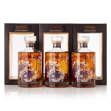 View full screen - View 1 of Lot 8183. 響 Hibiki Japanese Harmony Master's Select Special Edition 43.0 abv NV (3 BT70).