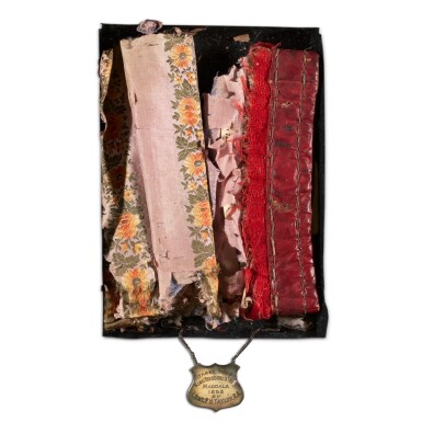 View full screen - View 1 of Lot 110. Theodore II--Lt. F.H. Taylor | Fragment of tent, with 13 letters on the Abyssinian campaign, 1864-68.
