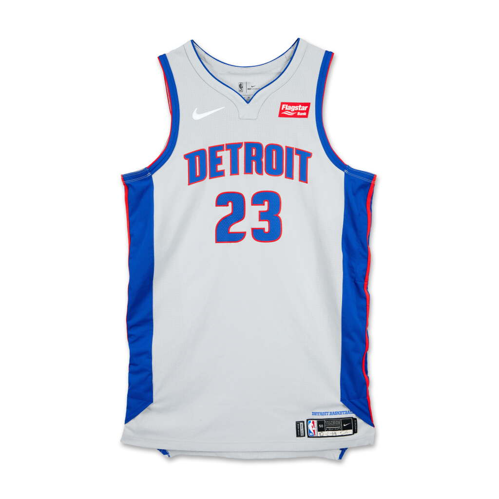 View full screen - View 1 of Lot 201. Blake Griffin Detroit Pistons 2019-2020 Game Worn Statement Edition Jersey .