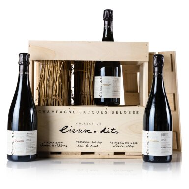 View full screen - View 1 of Lot 149. Jacques Selosse Lieux dits Collection Extra Brut NV (6 BT).