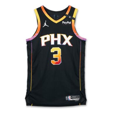 View full screen - View 1 of Lot 174. Bradley Beal Phoenix Suns 2024-2025 Emirates NBA Cup Game Worn Statement Edition Jersey .