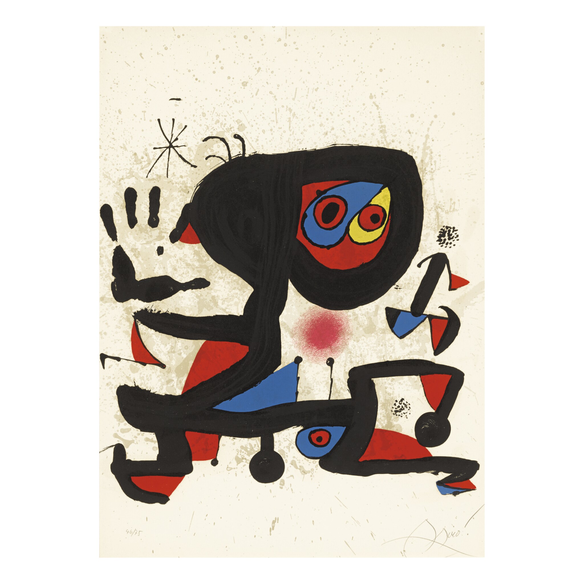 Joan Miro Unesco Human Rights Paris M 930 Prints Multiples Day Sale Sotheby S