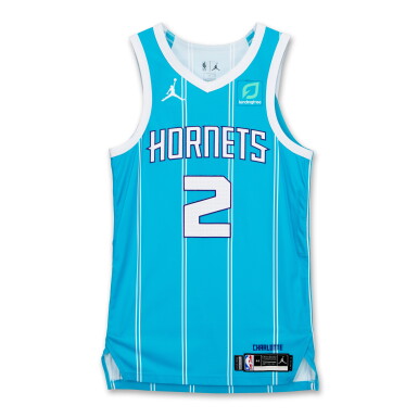 View full screen - View 1 of Lot 163. LaMelo Ball Charlotte Hornets 2020-2021 Game Worn Icon Edition Jersey | 2nd Career Game | 1st Career Points | 1st Home Game | Rookie Season.