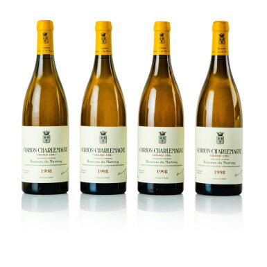 View full screen - View 1 of Lot 192. Corton Charlemagne 1998 Bonneau du Martray (4 BT).