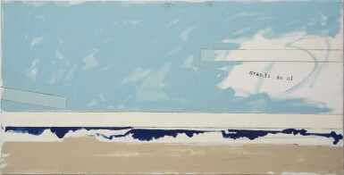 View full screen - View 1 of Lot 5. MARIO SCHIFANO | PAESAGGIO ANEMICO.
