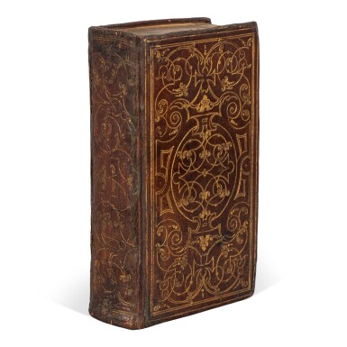 View full screen - View 1 of Lot 686. Dio Cassius, Neruae et Traiani, Venice, house of Aldo Manuzio & Andrea Torresano, 1519, French brown morocco by Claude Picques.