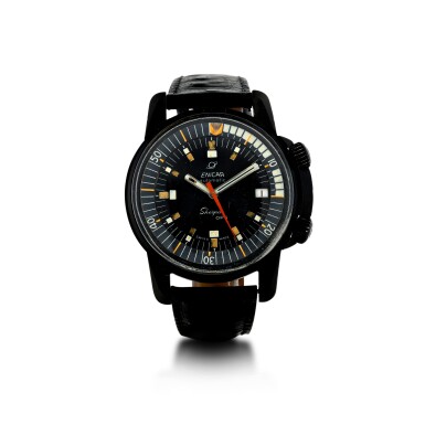 View full screen - View 1 of Lot 74. ENICAR | REFERENCE 144/35/03 SHERPA OPS A PVD-COATED STAINLESS STEEL AUTOMATIC WRISTWATCH, CIRCA 1965.