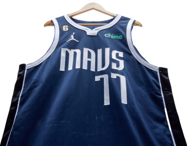 View full screen - View 1 of Lot 17. Luka Dončić Dallas Mavericks 2022-2023 Game Worn Statement Edition Jersey .
