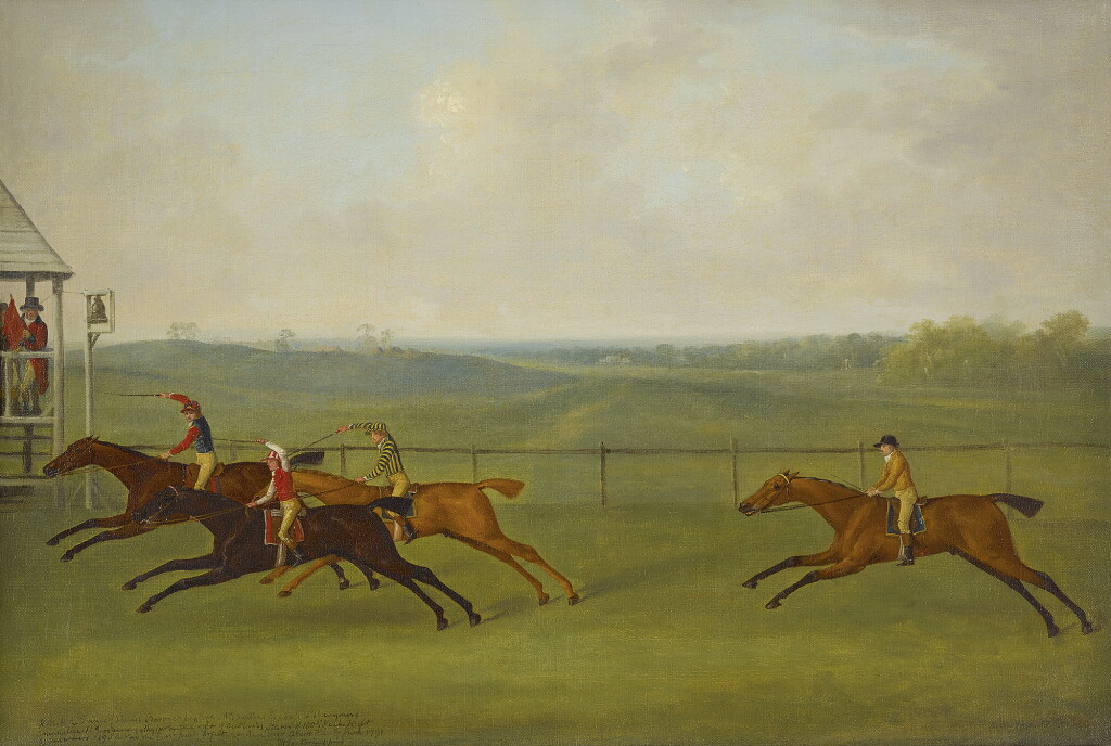 View full screen - View 1 of Lot 288. JOHN NOST SARTORIUS | BARONET WINNING THE 1791 OATLANDS STAKES IN ASCOT.