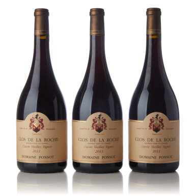 View full screen - View 1 of Lot 239. Clos de la Roche Vieilles Vignes 2013 Domaine Ponsot (3 MAG).