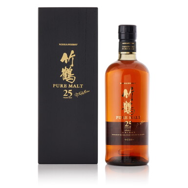 View full screen - View 1 of Lot 9438. 竹鶴 Nikka Taketsuru Pure Malt 25 Year Old 43.0 abv NV (1 BT70).