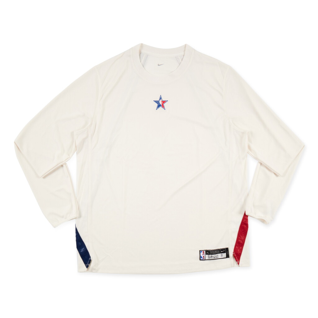 View full screen - View 1 of Lot 66. Anthony Davis Game Worn ‘NBA All-Star Game’ Shooting Shirt .