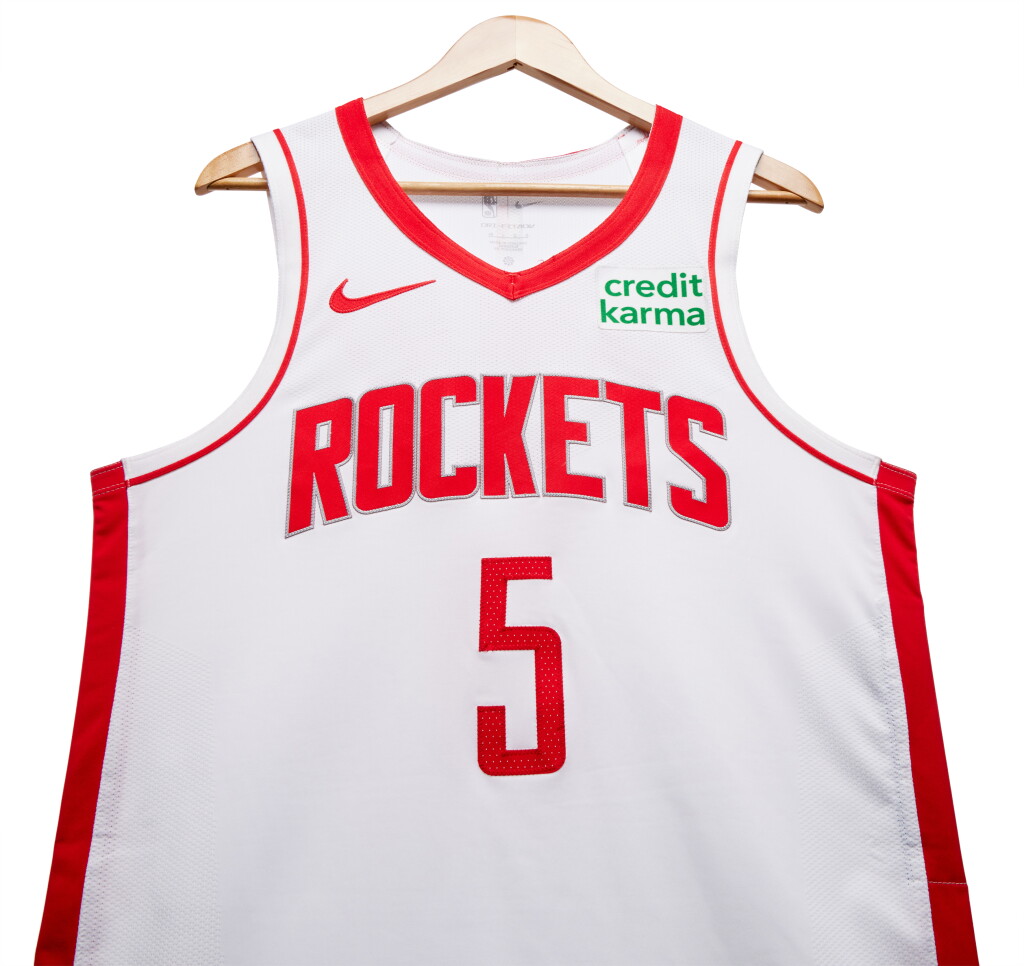 View full screen - View 1 of Lot 149. Fred VanVleet Houston Rockets 2023-2024 Game Worn Association Edition Jersey | 42 Points.