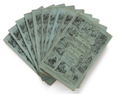 View full screen - View 1 of Lot 131. DICKENS, CHARLES | The Adventures of Oliver Twist ... a new edition. London: Bradbury and Evans, January – October 1846.