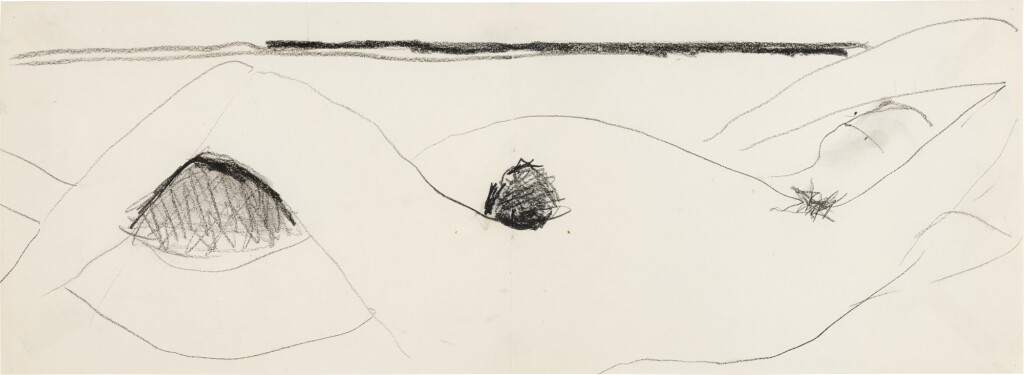 View full screen - View 1 of Lot 353. UNTITLED (RECLINING NUDE AND HORIZON).