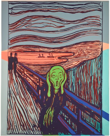 View full screen - View 1 of Lot 178. ANDY WARHOL | THE SCREAM (AFTER MUNCH) (SEE F. & S. IIIA.58).