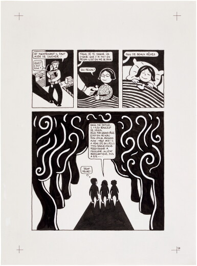 View full screen - View 1 of Lot 16. Persepolis (Original Book Art, page 59).