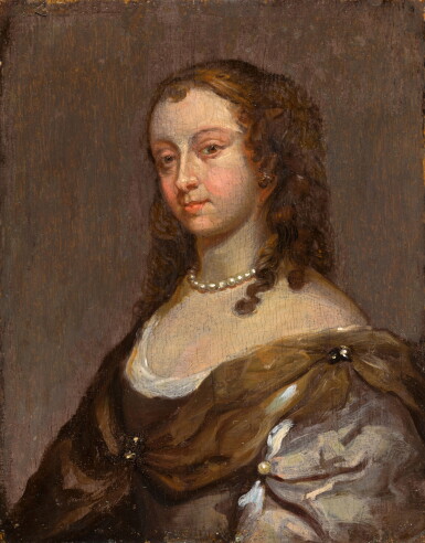 View full screen - View 1 of Lot 36. Portrait of a lady traditionally identified as Aphra Behn (1640–1689).