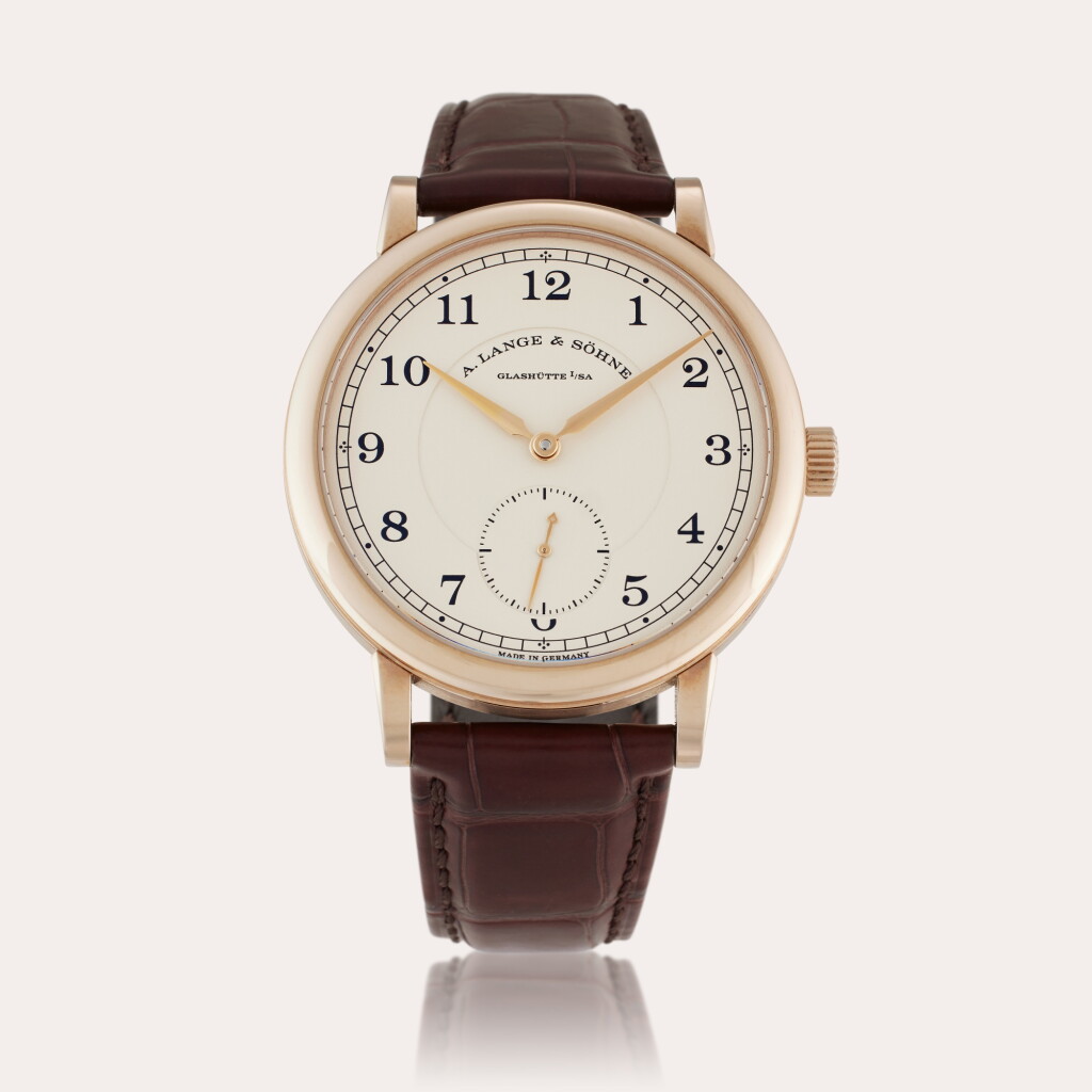 View full screen - View 1 of Lot 98. Reference 236.050 1815 Anniversary F.A. Lange Honeygold | A limited edition honey gold wristwatch, Made to commemorate the 200th anniversary of the birth of F.A. Lange, Circa 2015.