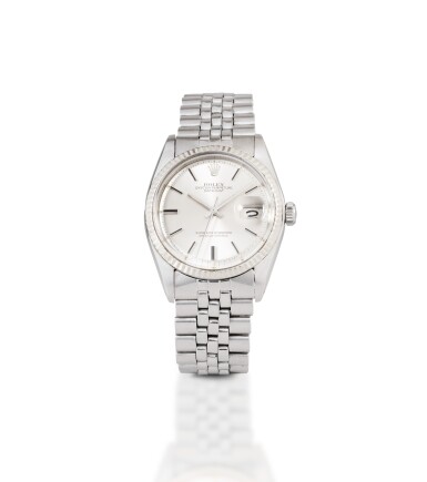 View full screen - View 1 of Lot 14. Datejust, Ref. 1601 Montre bracelet en acier avec date Stainless steel wristwatch with date and bracelet Vers 1973 | Circa 1973.