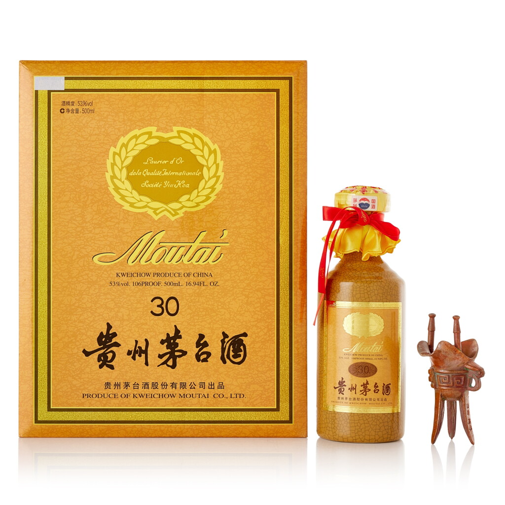 View full screen - View 1 of Lot 314. 2018年產 30年貴州茅台酒 Kweichow Moutai Aged 30 Years 2018 (1 BT50).