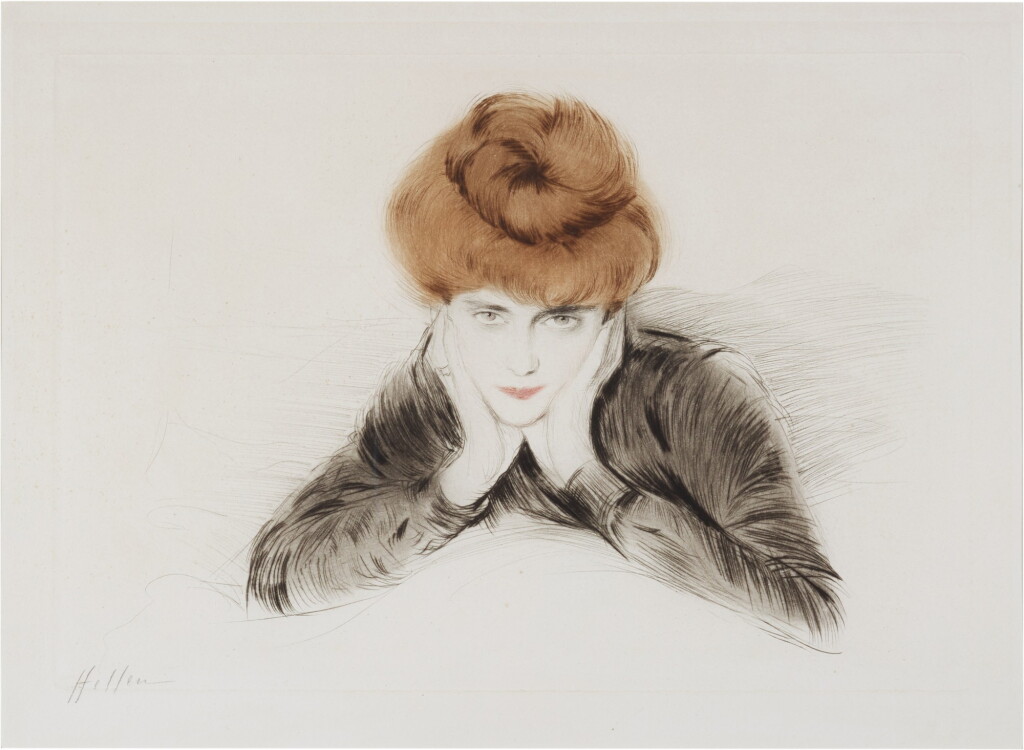 View full screen - View 1 of Lot 49. Three Portraits (including 'Le Visage Encadré, Madame Helleu').