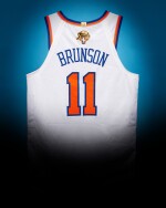 Jalen Brunson ‘NBA Finals Debut’ New York Knicks 2026 NBA Finals Game Worn Association Edition Jersey | Game 1 | 30 Points | 2026 NBA Finals MVP