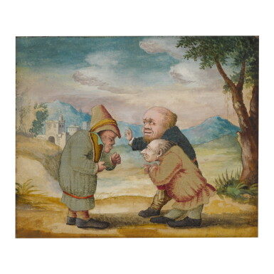 View full screen - View 1 of Lot 345. CONTINENTAL SCHOOL, 18TH/19TH CENTURY | THREE TRAVELLING GNOMES.