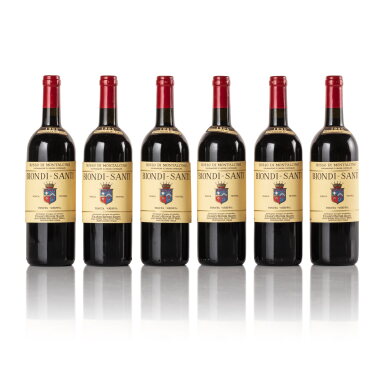 View full screen - View 1 of Lot 661. Rosso di Montalcino 1995 Biondi-Santi (6 BT).