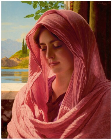 View full screen - View 1 of Lot 33. JOHN WILLIAM GODWARD, R.B.A. | Pyrallis.