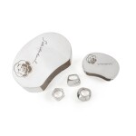 Frances Patiky Stein's Collection: Three Silver Rings and Two Silver Boxes, 2004