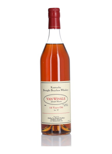 View full screen - View 1 of Lot 95. Van Winkle 12 Year Old Special Reserve Lot "B" 90.4 Proof NV (1 BT 70cl).