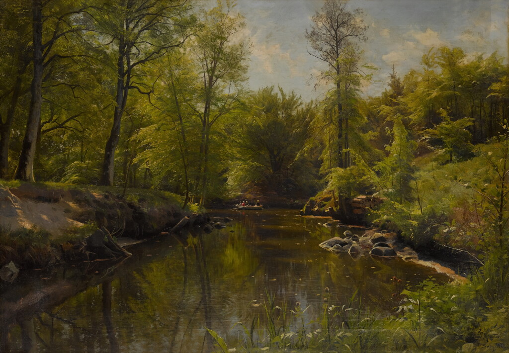 View full screen - View 1 of Lot 233. Rowing on the River.