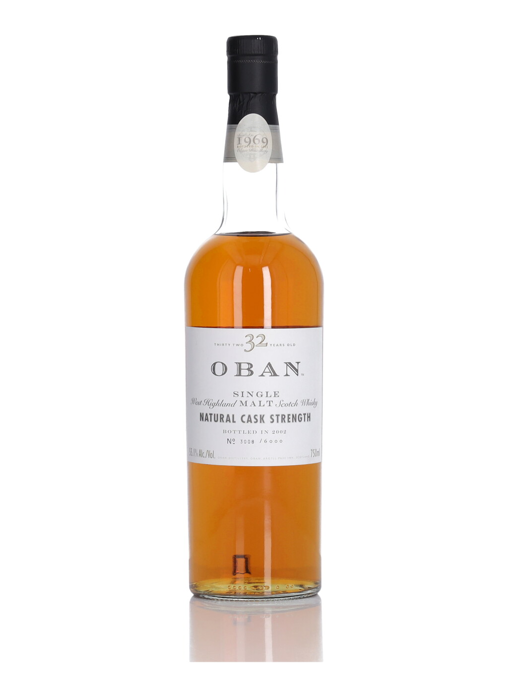 View full screen - View 1 of Lot 88. Oban 32 Year Old 55.1 abv 1969 (1 Bottle 75cl).
