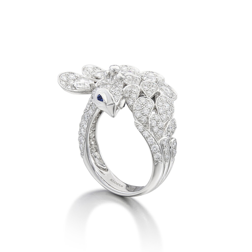 全萤幕检视 - 查看301‘Hera’ Diamond and Sapphire Ring | 寳詩龍 | ‘Hera’ 鑽石 配 藍寶石 戒指的1