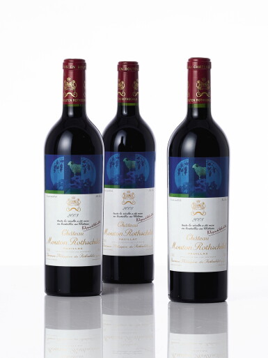 View full screen - View 1 of Lot 6140. Château Mouton Rothschild 2008 (6 BT).