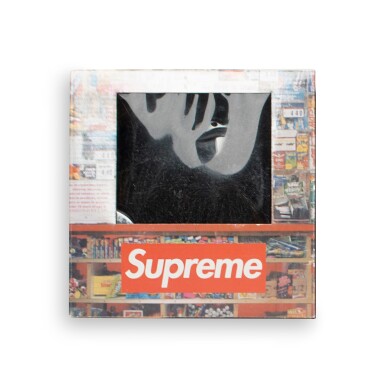 View full screen - View 1 of Lot 47. FRIENDS & FAMILY SUPREME x 360 TOY GROUP CAMACHO FIGURE BLACK.