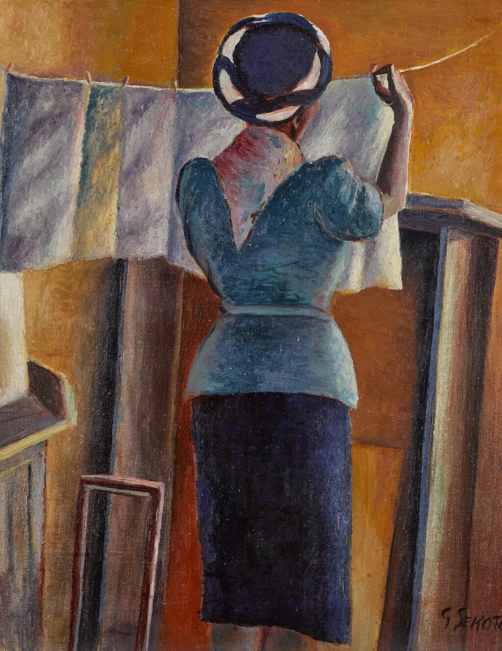 View full screen - View 1 of Lot 79. GERARD SEKOTO | WASH DAY.