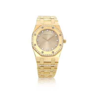 View full screen - View 1 of Lot 916. Diamond wristwatch, 'Royal Oak', Audemars Piguet.