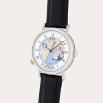 Hora Mundi, Reference 5717 | A platinum world time wristwatch with date and day/night indication | Circa 2013