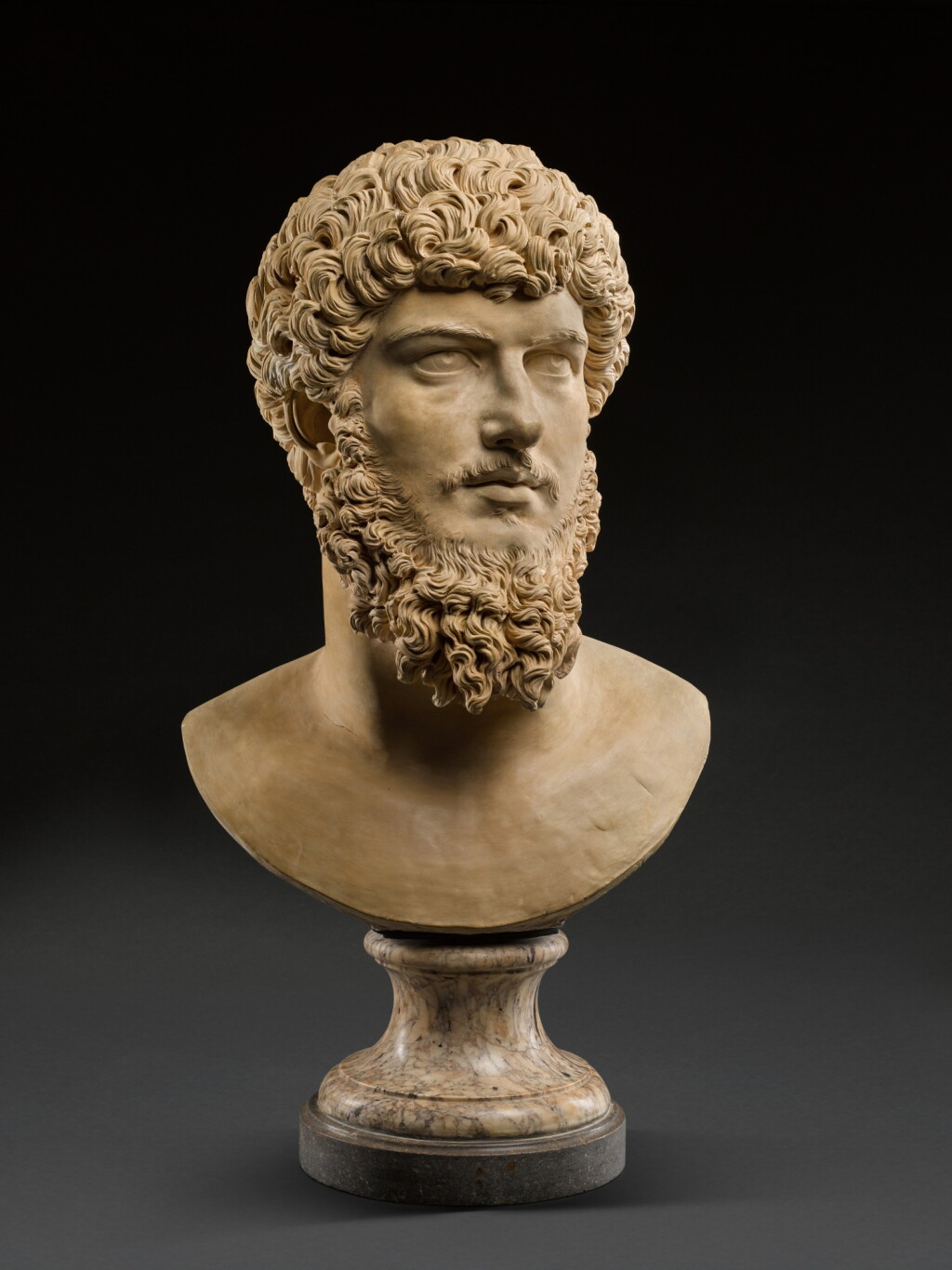 View full screen - View 1 of Lot 22. Monumental Bust of the Emperor Lucius Verus.