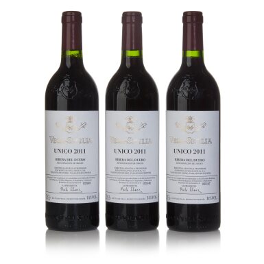 View full screen - View 1 of Lot 407. Vega Sicilia 'Unico' 2011 (3 BT).