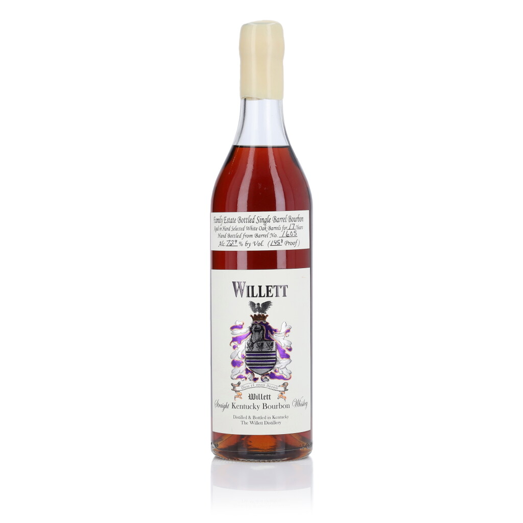 View full screen - View 1 of Lot 347. Willett Family Estate Single Barrel Bourbon #1605 "Dug'z & Willy'z" 17 Year Old 145.8 Proof 1989 (1 Bottle 75cl).