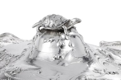View full screen - View 1 of Lot 54. An American Silver 'Martelé' Terrapin Soup Tureen and Cover with Twelve Soup Bowls, Gorham Manufacturing Co., Providence, Rhode Island, 1905.
